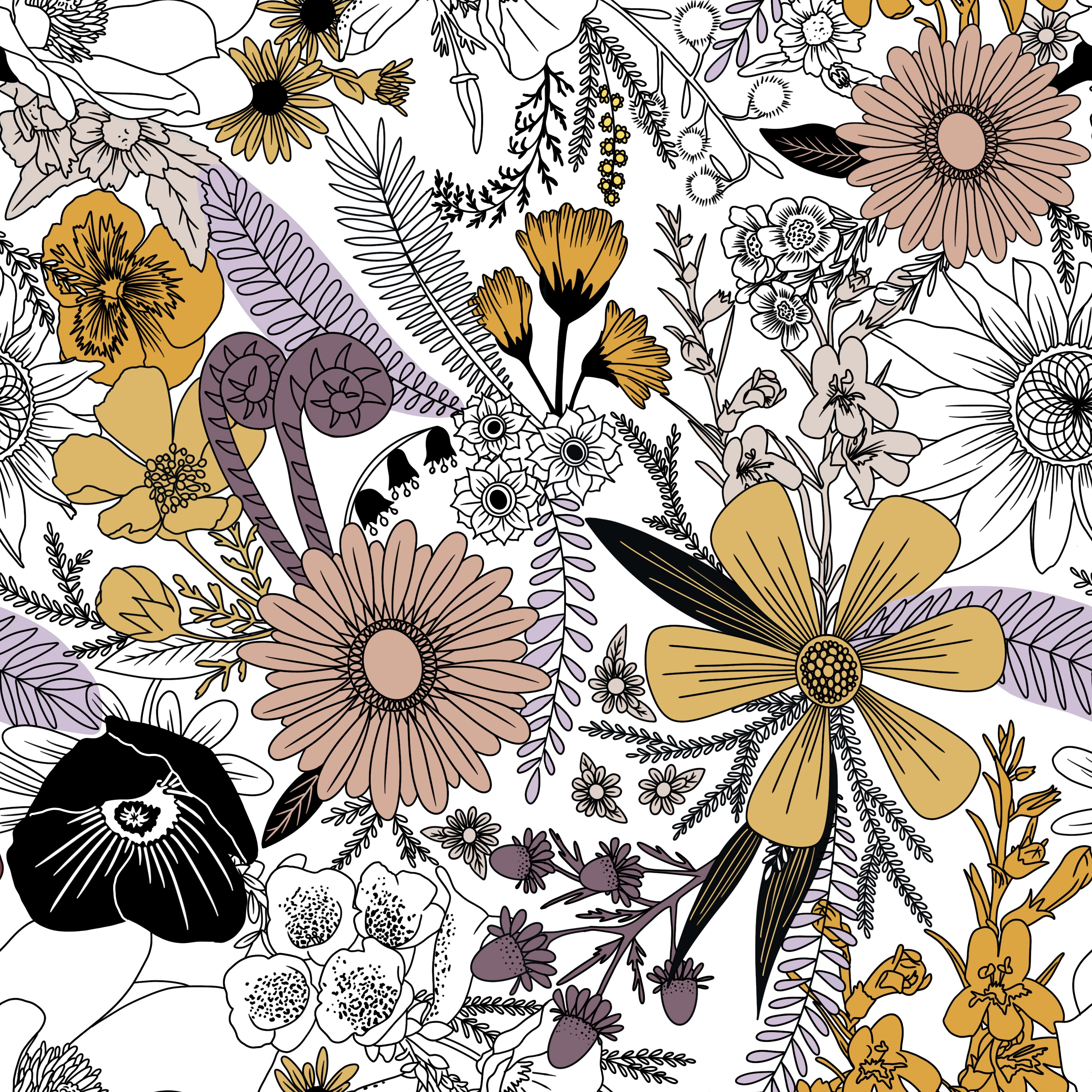 Garden Party in Sunset